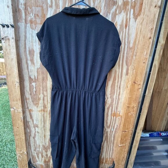 Monteau Black Jumpsuit (Size L) - Picture 2 of 4